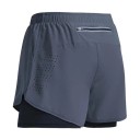 Pantalones cortos deportivos de secado rápido para hombre con bolsillos, transpirables, para correr, entrenamiento físico, ajuste holgado, ropa deportiva cómoda 4