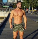 Pantalones cortos deportivos para hombre A1 8