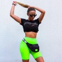 Pantalones cortos elásticos de mujer Isabella 1