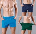 Pantalones cortos elásticos para hombre - 3 uds. 7