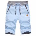 Pantalones cortos elegantes para hombre J2675 7