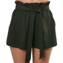 Pantalones cortos elegantes para mujer con lazo J2414 6