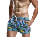 Pantalones cortos estilo hawaiano para hombre 4