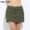 Pantalones cortos militares para mujer 1