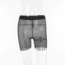 Pantalones cortos transparentes sexys para mujer 2