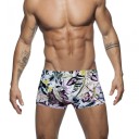 Pantalones de banho masculinos com flores F1008 2