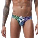 Pantalones de banho masculinos F958 3