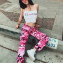 Pantalones de camuflaje para mujer J2825 3