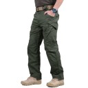 Pantalones de carga tácticos para hombre Pantalones militares Pantalones de senderismo al aire libre con múltiples bolsillos Pantalones duraderos para el trabajo y la naturaleza 4