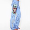 Pantalones de chándal estampados para mujer A210 2