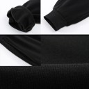 Pantalones de chándal para mujer con bolsillos, cordón y rosa en el costado, de un solo color, poliéster y algodón, cómodos y estilosos para el tiempo libre 2