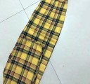 Pantalones de cuadros amarillos para mujer 3