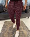 Pantalones de cuadros para hombre F1386 8