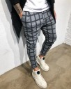 Pantalones de cuadros para hombre F1415 2