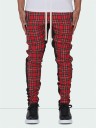 Pantalones de cuadros para hombre F1422 8
