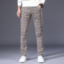 Pantalones de cuadros para hombre F1464 5