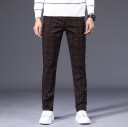 Pantalones de cuadros para hombre F1464 6