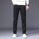 Pantalones de cuadros para hombre F1464 3