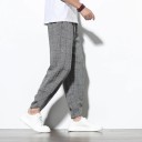 Pantalones de cuadros para hombre F1483 2