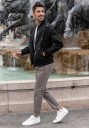 Pantalones de hombre F1669 1