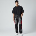 Pantalones de moto de textil con paneles de ventilación de malla y inserciones elásticas sobre las rodillas de poliéster y algodón Ropa 4