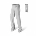 Pantalones de moto impermeables con cubrebotas Cintura elástica y bolsa de almacenamiento Poliéster Ropa de moto sobre pantalones 1