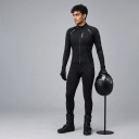 Pantalones de motociclista con protectores de rodillas 2