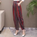 Pantalones de mujer con estampado vintage 21