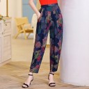 Pantalones de mujer con estampado vintage 24