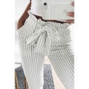 Pantalones de mujer con lazo 2