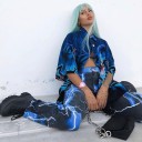 Pantalones de mujer con rayos 1