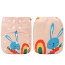 Pantalones de pañal para bebé con cremalleras 12