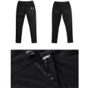 Pantalones elásticos de mujer, color negro. 4