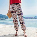 Pantalones harén de mujer con patrón A391 1