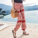 Pantalones harén de mujer con patrón A391 2