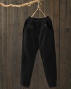Pantalones holgados de mujer con cintura elástica. 5