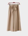 Pantalones holgados de mujer con lazo 7