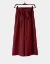 Pantalones holgados de mujer con lazo 8