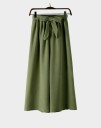 Pantalones holgados de mujer con lazo 9