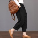 Pantalones holgados de talla grande para mujer 1