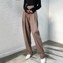 Pantalones largos de cintura alta para mujer 3