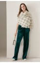 Pantalones largos de mujer color verde 7