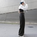 Pantalones largos negros de mujer 4
