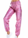Pantalones metalizados de mujer 1
