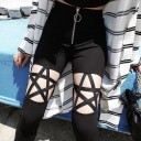 Pantalones pitillo de mujer con estrella 1