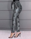 Pantalones pitillo de mujer con lazo 2