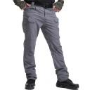 Pantalones tácticos multifuncionales para exteriores para hombre, pantalones impermeables con múltiples bolsillos, pantalones de trabajo, pantalones de senderismo, pantalones todoterreno duraderos. 1