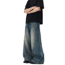 Pantalones vaqueros azules para hombre con bolsillos, denim, corte cómodo para uso diario 5