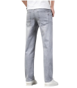Pantalones vaqueros rectos elásticos para hombre, casuales, ajustados y elásticos, cómodos para uso diario, vaqueros modernos 5