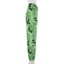 Pantalones verdes de mujer con inscripciones 2